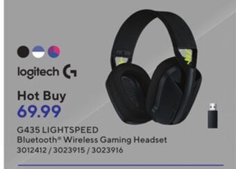Staples Logitech g435 lightspeed bluetooth wireless gaming headset offer