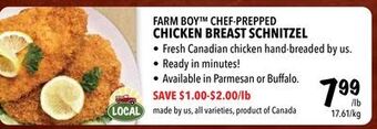 Farm Boy Farm boy™ chef-prepped chicken breast schnitzel offer