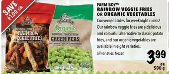 Farm Boy Farm boy™ rainbow veggie fries or organic vegetables offer