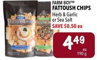 Farm Boy Farm boy™ fattoush chips offer
