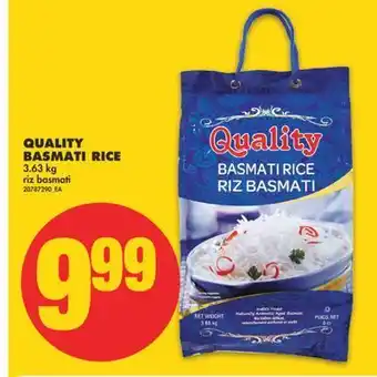 No Frills Basmati rice, 3.63 kg offer