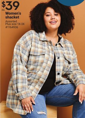 Giant Tiger Women's shacket offer