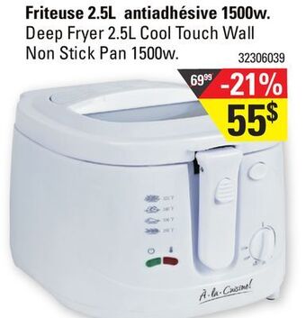 Sushi Shop Deep fryer 2.5l cool touch wall non stick pan 1500w. offer