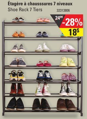 Sushi Shop Shoe rack 7 tiers offer