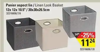 Sushi Shop Linen look basket offer