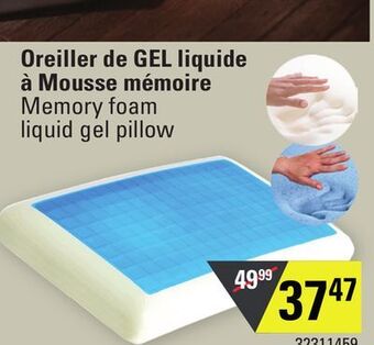 Sushi Shop Memory foam liquid gel pillow offer