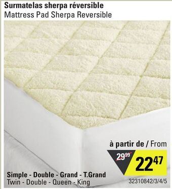 Sushi Shop Mattress pad sherpa reversible offer