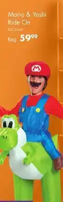 Party City Mario & yoshi ride on offer