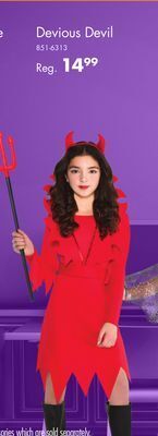 Party City Kids' devious devil halloween costume, more options available offer