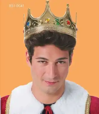 Party City Jeweled royal halloween costume accessories crown, teen, adult, 8-in offer
