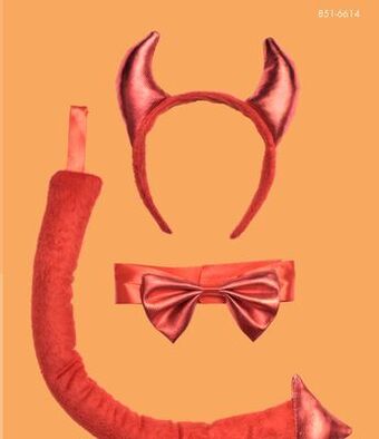 Party City Devil accessory halloween costume kit, adult, one size, 3-pc offer