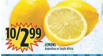 Marché Adonis Lemons offer