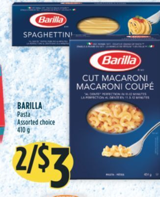 Marché Adonis Barilla pasta offer