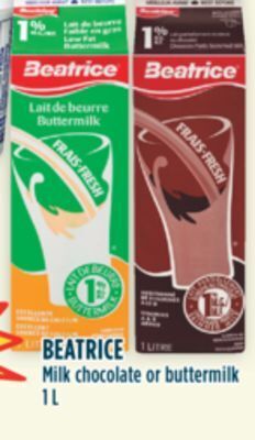 Marché Adonis Beatrice milk chocolate or buttermilk offer
