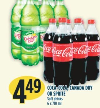 Marché Adonis Coca-cola, canada dry or sprite offer