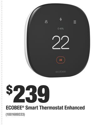 Home Depot Ecobee® smart thermostat enhanced offer