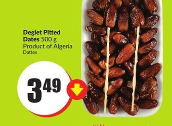 Chalo FreshCo Deglet pitted dates 500 g product of algeria offer