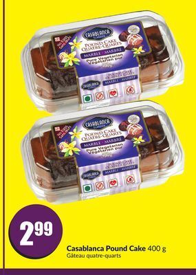 FreshCo Casablanca pound cake 400 g offer