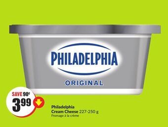 FreshCo Philadelphia cream cheese 227-250 g offer