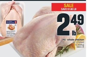 Valu-mart Pc® whole chicken offer