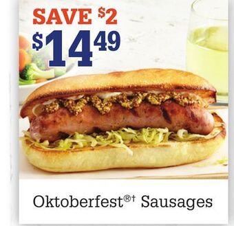 M & M Food Market Oktoberfest®† sausages offer