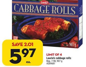 Giant Tiger Laurie's cabbage rolls offer