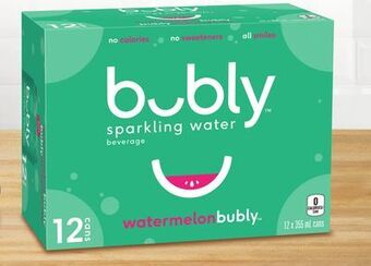 Giant Tiger Bubly sparkling water offer