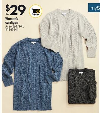 Giant Tiger Mystyle women's cardigan offer