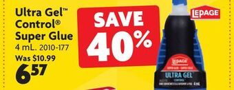 Home Hardware Ultra gel™ control® super glue offer