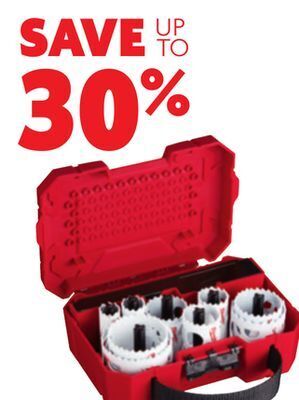 Home Hardware 13 pc. general purpose hole saw set offer