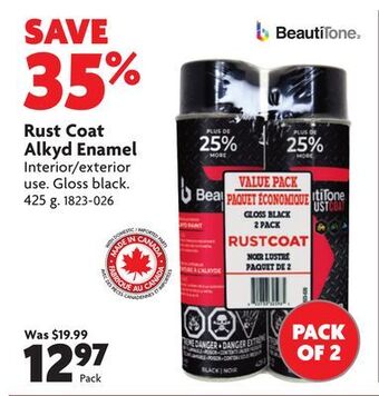 Home Hardware Rust coat alkyd enamel offer