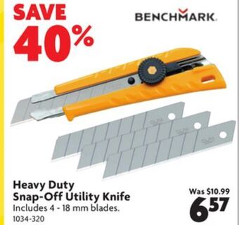 Home Hardware Heavy duty snap-off utility knife offer