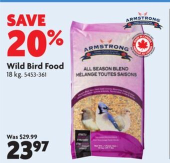 Home Hardware Wild bird food offer