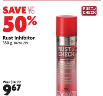 Home Hardware Rust inhibitor offer
