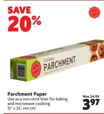Home Hardware Parchment paper offer
