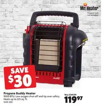 Home Hardware Propane tank offer