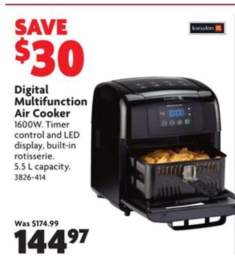 Home Hardware Digital multifunction air cooker offer
