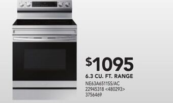 RONA Samsung 6.3 cu. ft. range offer