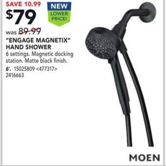 RONA Moen "engage magnetix" hand shower 6' offer