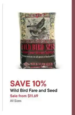 Petvalu Wild bird fare and seed offer