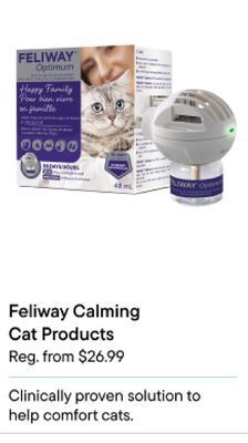 Petvalu Feliway calming cat products offer