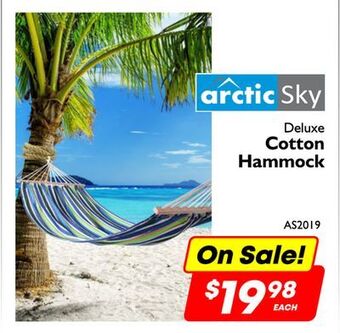 Factory Direct Arctic sky cotton hammock offer
