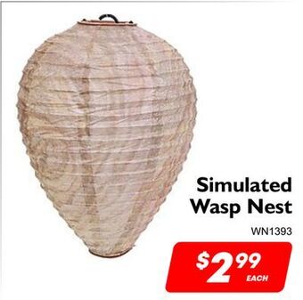 Factory Direct Debranded simulated wasp nest offer
