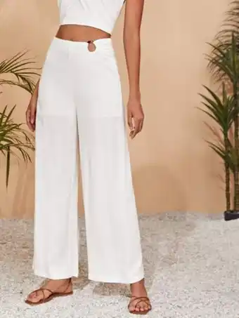 SheIn Shein ring linked wide leg pants offer
