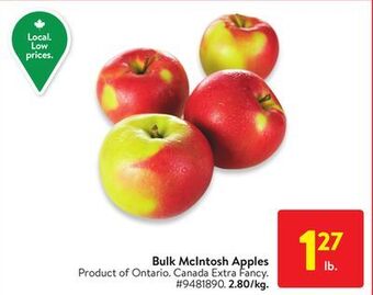 Walmart Bulk mcintosh apples offer