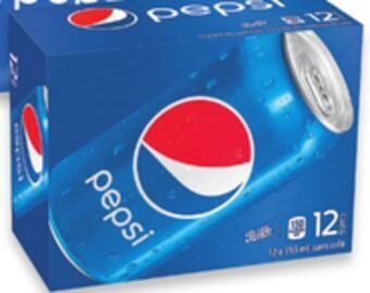 Walmart Pepsi cans 12 x 355 ml offer