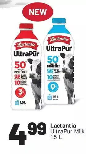 Marché Adonis Lactantia ultrapur milk offer