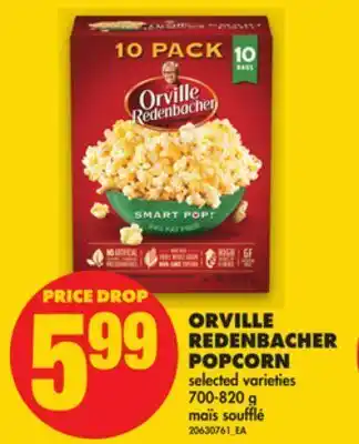 No Frills Orville redenbacher popcorn, 700-820 g offer