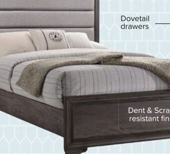 Leon's Sophie 3-piece queen bed - weathered grey offer