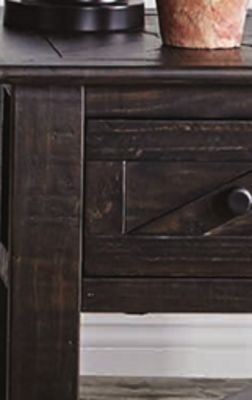 Leon's Gable end table - weathered charcoal offer